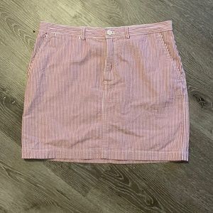 Maroon pin stripe Ralph Lauren skirt